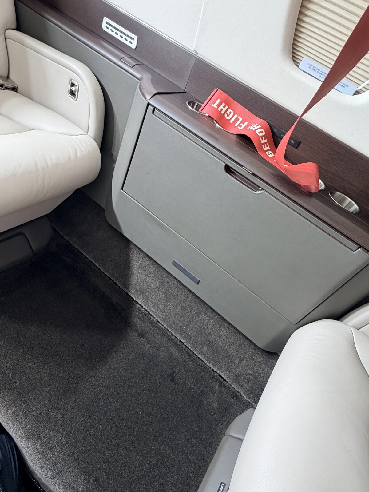 Cessna Citation X interior cabin floor credenza carpet remove before flight tag aviation detailing